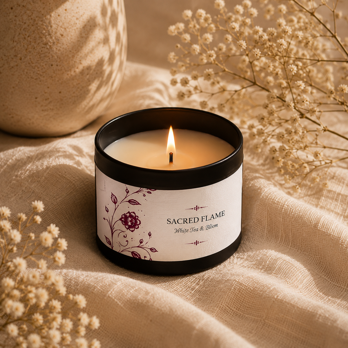 Sacred Flame — White Tea & Bloom